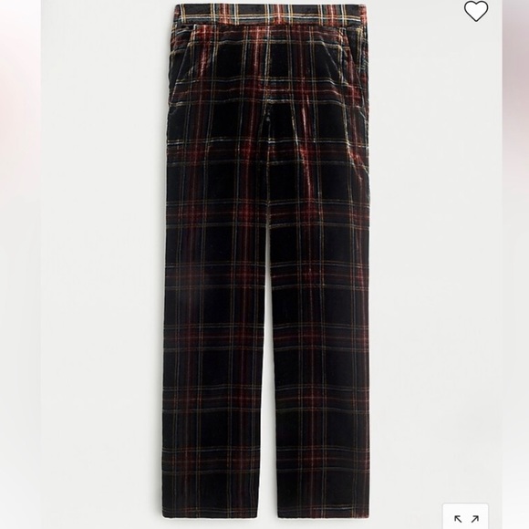 NWT J. Crew Pull On Easy Pants Velvet - Picture 4 of 5